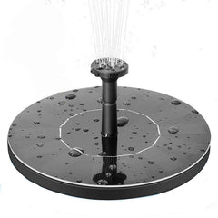 Solar Fountain Water Outdoor Garden Circular Floating Water Landscape