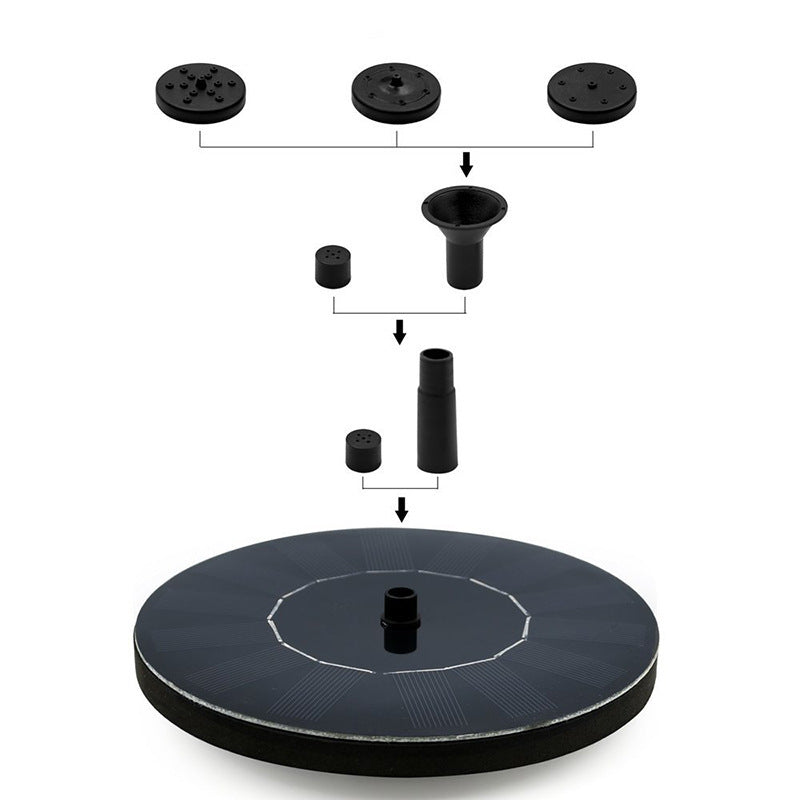 Miniature Floating Fountain Solar Water Fountain