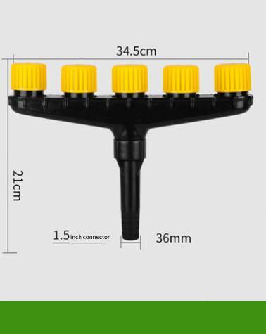 Multi-head Spray Porous Spray Header Watering Vegetables Garden Watering Water Pipe Nozzle