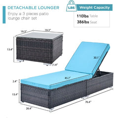 Outdoor Terrace Loungers